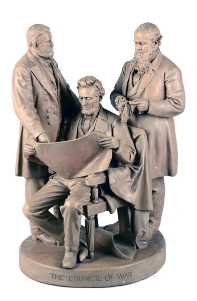"THE COUNSEL OF WAR" STATUE.