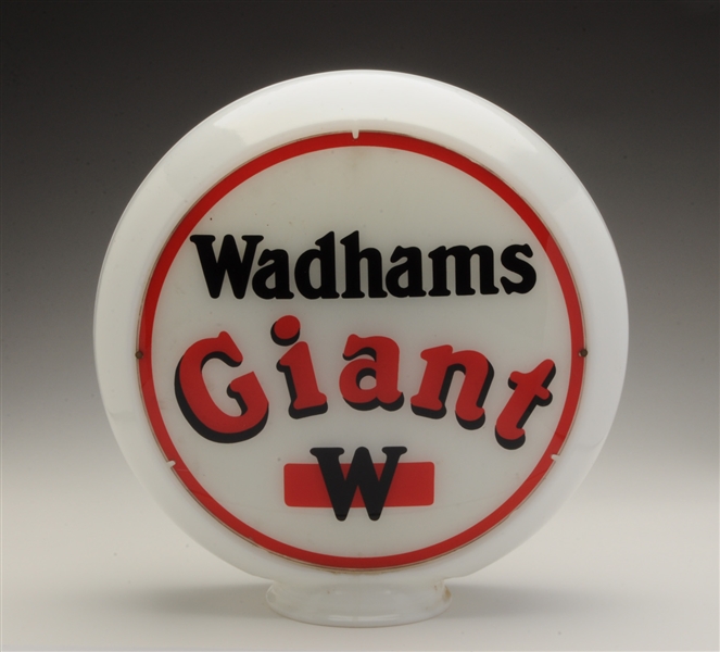 WADHAMS GIANT 13-1/2" GLOBE LENSES.