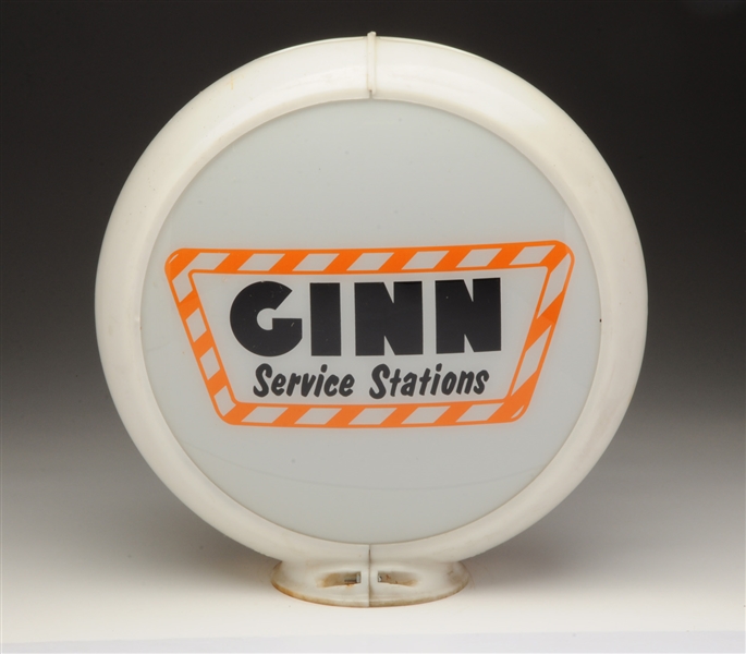 GINN SERVICE STATION 13-1/2" GLOBE LENSES.