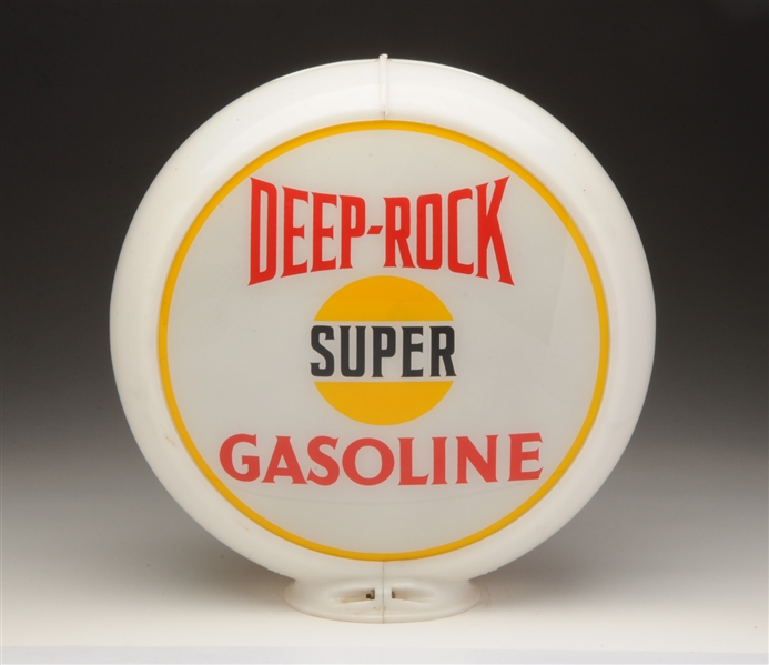 DEEP ROCK SUPER GASOLINE 13-1/2" GLOBE LENSES.