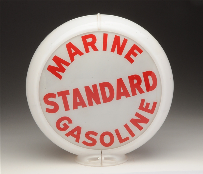 STANDARD MARINE GASOLINE 13-1/2" GLOBE LENSES.