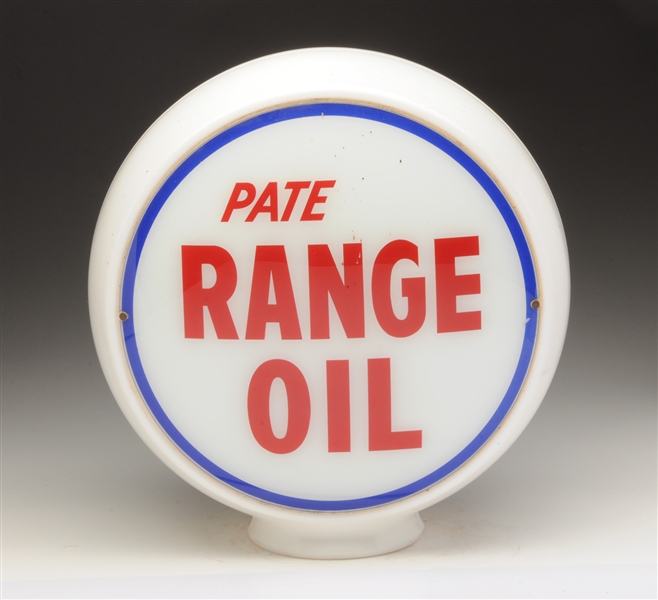 PATE RANGE OIL 13-1/2" GLOBE LENSES.