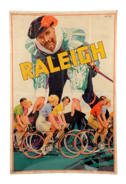 RALEIGH (BICYCLE) PAPER POSTER.