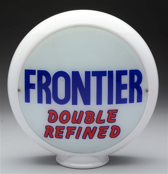 FRONTIER DOUBLE REFINED 13-1/2" GLOBE LENSES.