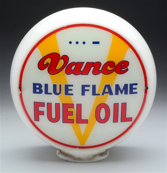 VANCE BLUE FLAME FUEL OIL 13-1/2" SINGLE GLOBE LENS.