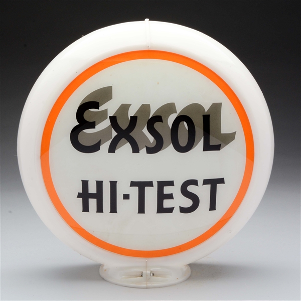 EXSOL HI-TEST 13-1/2" SINGLE GLOBE LENS.