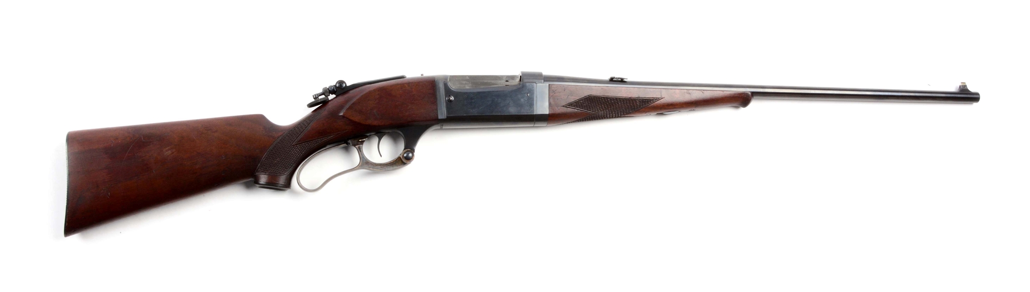 (C) SAVAGE MODEL 1899 TAKEDOWN DELUXE LEVER ACTION RIFLE.