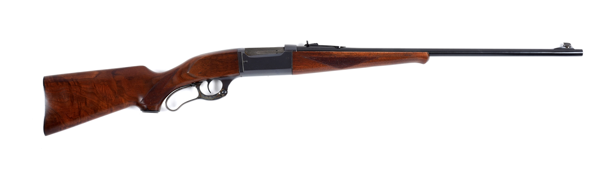 (C) SAVAGE MODEL 99EG LEVER ACTION RIFLE WITH HANG TAG.