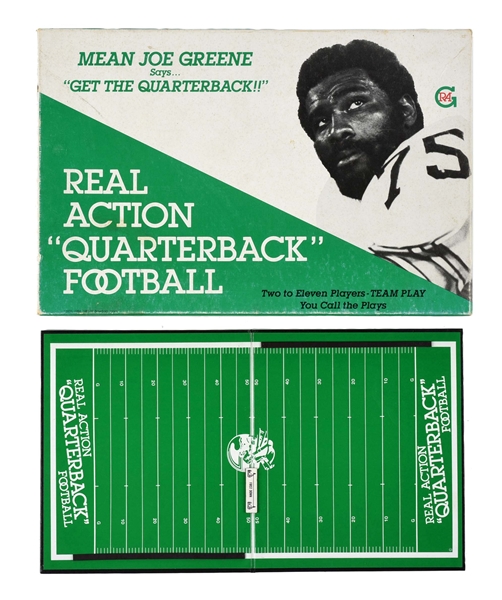 REAL ACTION QUARTERBACK FOOTBALL GAME WITH MEAN JOE GREENE.