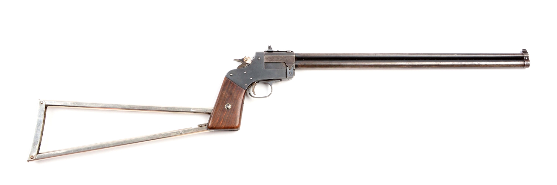 (C) MARBLE GAME GETTER MODEL 1921 DOUBLE BARREL COMBINATION GUN.