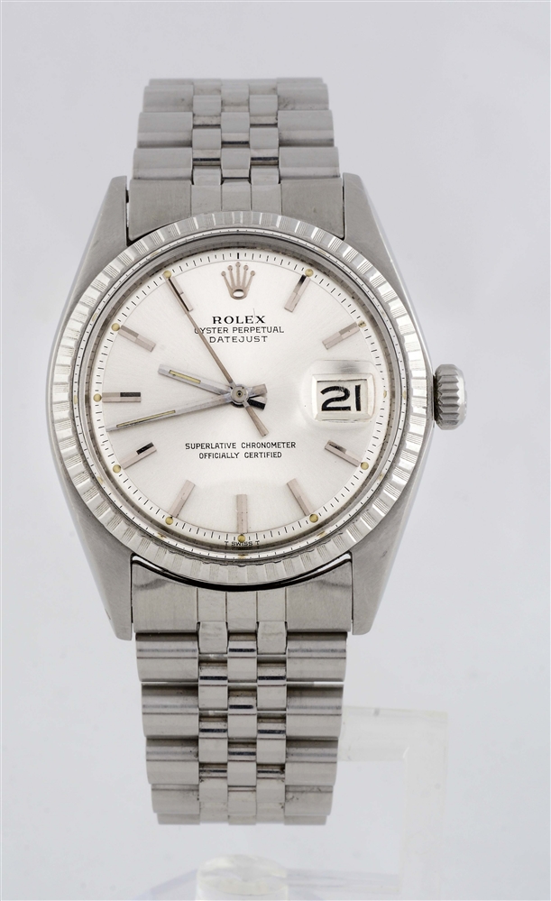 ROLEX DATEJUST REF. 1603 WITH JUBILEE BAND IN STAINLESS STEEL