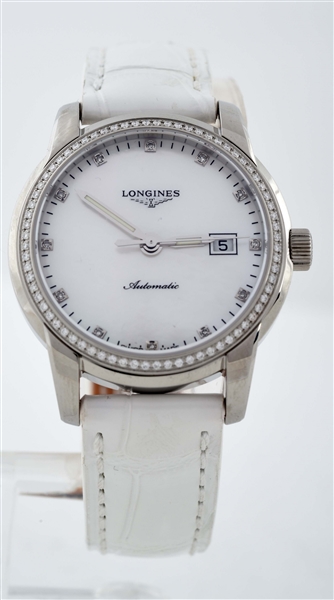 LONGINES SAINT-IMIER AUTOMATIC STAINLESS STEEL WITH DIAMONDS