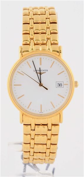 LONGINES MID SIZE GOLD FILLED DRESS WATCH