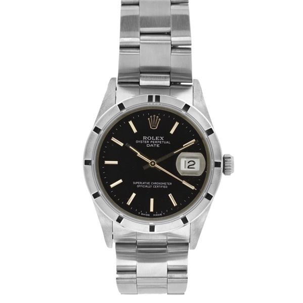 ROLEX STAINLESS STEEL DATE 34MM 15210.