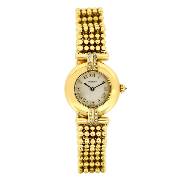 CARTIER YELLOW GOLD COLISEE 19801.