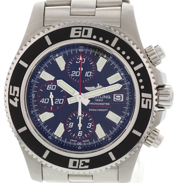 BREITLING STAINLESS STEEL SUPEROCEAN A13341.