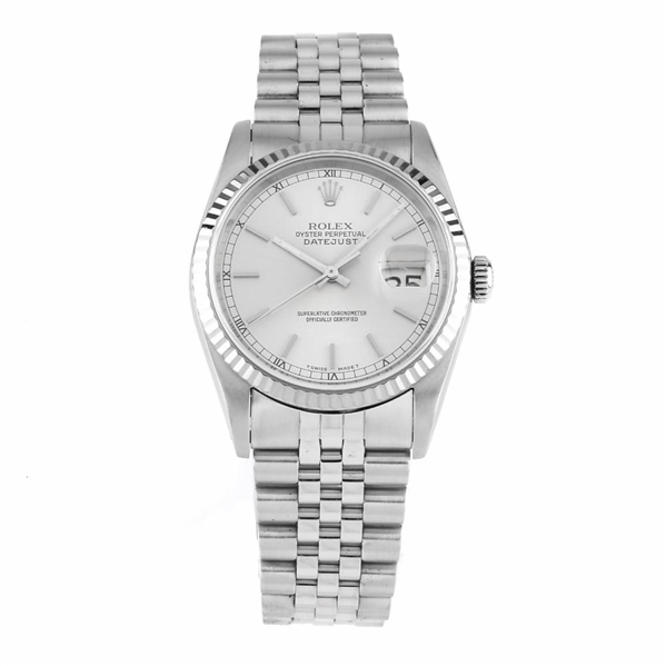 ROLEX STAINLESS STEEL OYSTER PERPETUAL DATEJUST 16234.