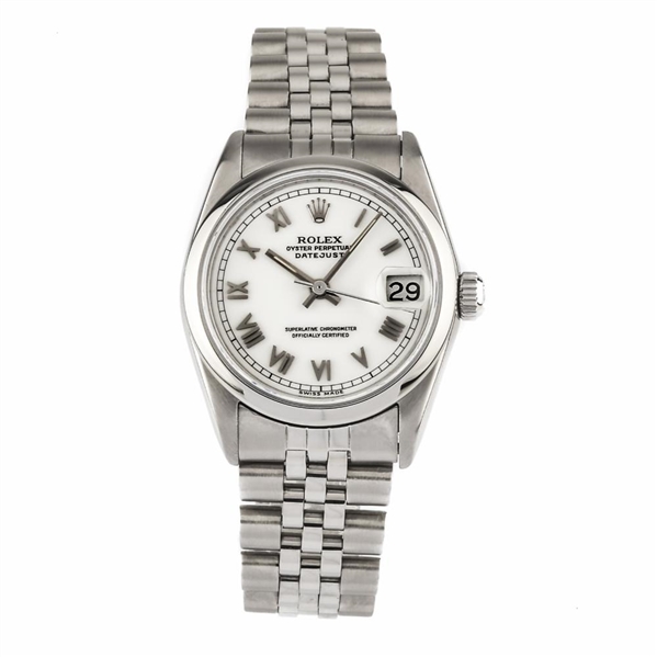 ROLEX STAINLESS STEEL OYSTER PERPETUAL DATEJUST 68240.
