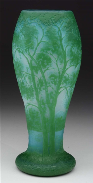 FRENCH CAMEO GLASS VASE.