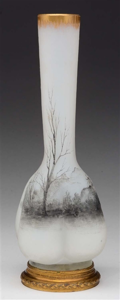 FRENCH CAMEO GLASS VASE.