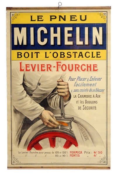 FRENCH MICHELIN PAPER SIGN. 