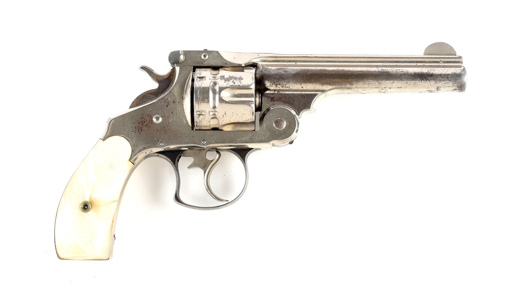 (A) S&W NEW MODEL NO. 3 NAVY DOUBLE ACTION REVOLVER.