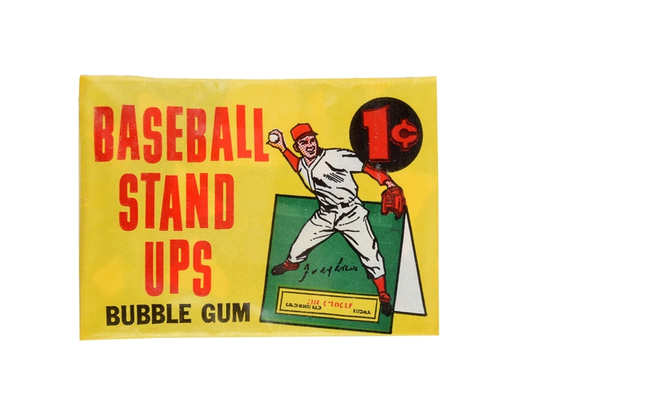1964 TOPPS STAND-UPS UNOPENED WAX PACK.