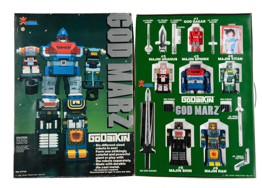 GODAIKIN GOD MARZ DELUXE TRANSFORMING ROBOT.