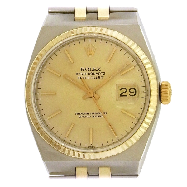 ROLEX STEEL-AND-14K-GOLD DATEJUST 17013