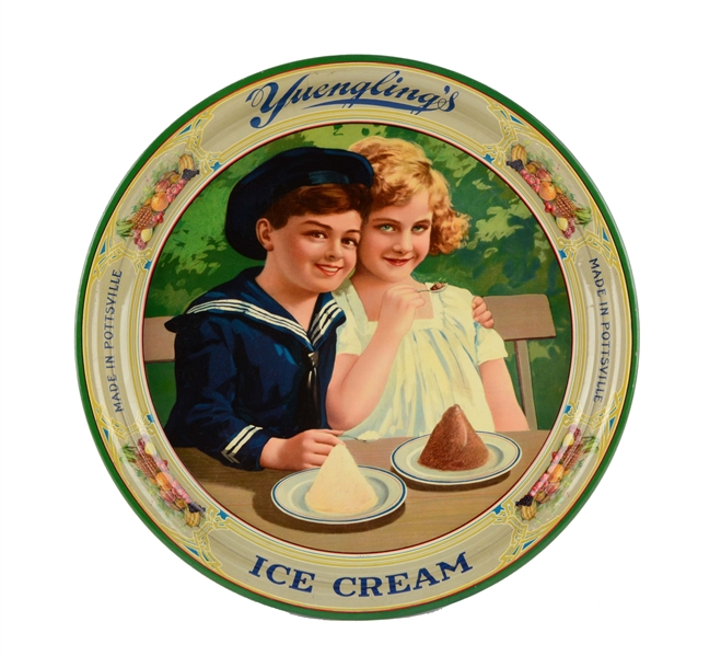 YUENGLINGS ICE CREAM SERVING TRAY. 