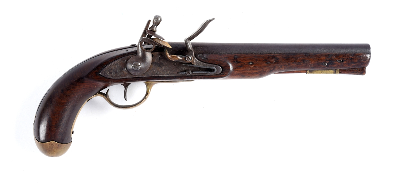 (A) U.S. MODEL 1808 STYLE MARTIAL PISTOL MARKED S. NORTH.