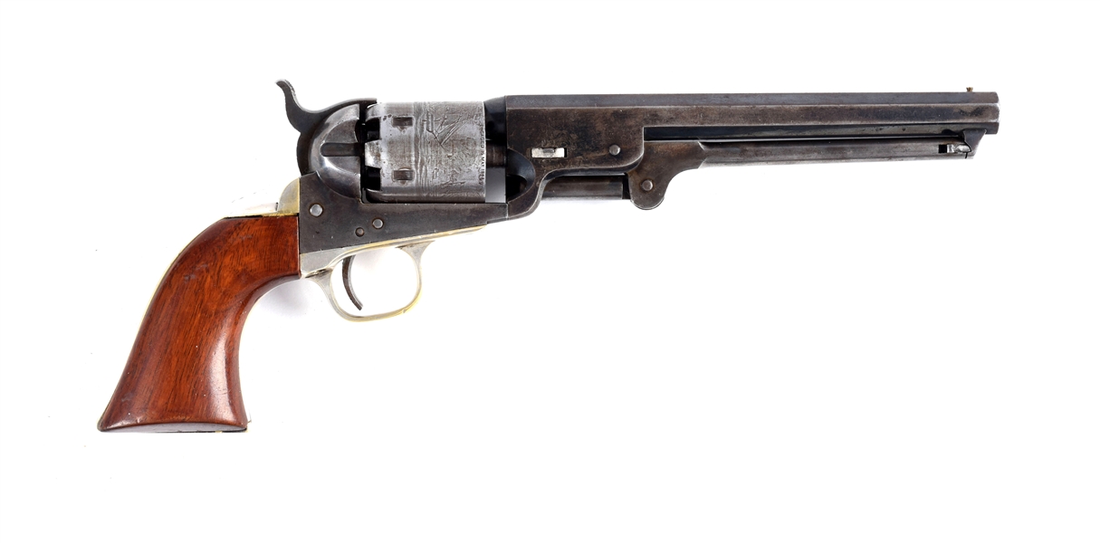 (A) HIGH CONDITION COLT MODEL 1851 NAVY PERCUSSION REVOLVER.