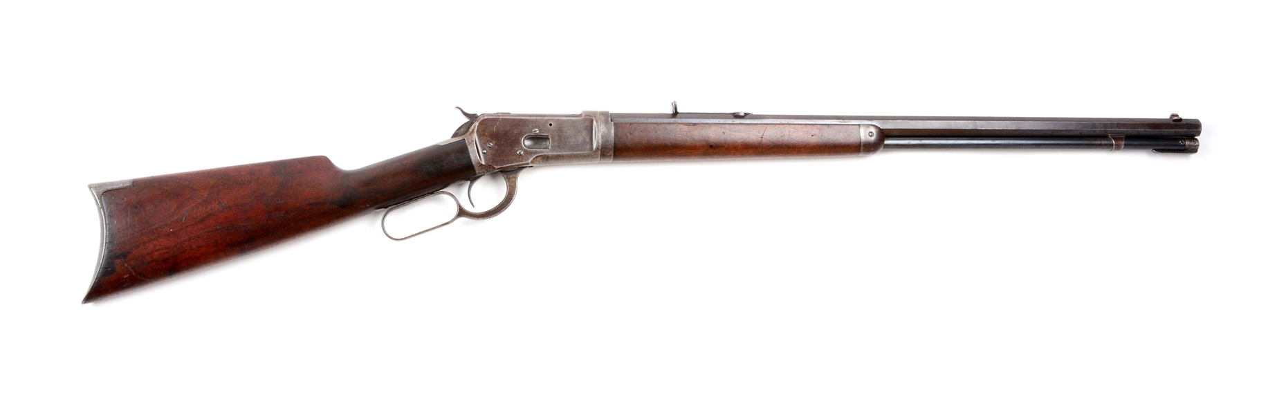 (C) WINCHESTER MODEL 1892 TAKEDOWN LEVER ACTION RIFLE.