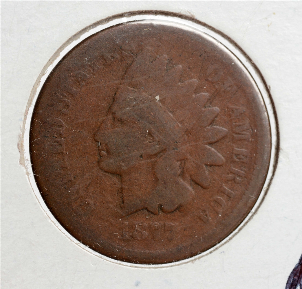 1877 INDIAN HEAD CENT.