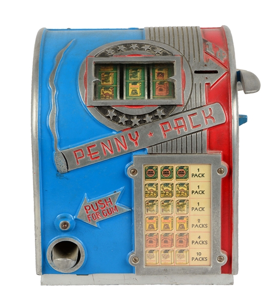 **1¢ DAVAL PENNY PACK CIGARETTE TRADE STIMULATOR.