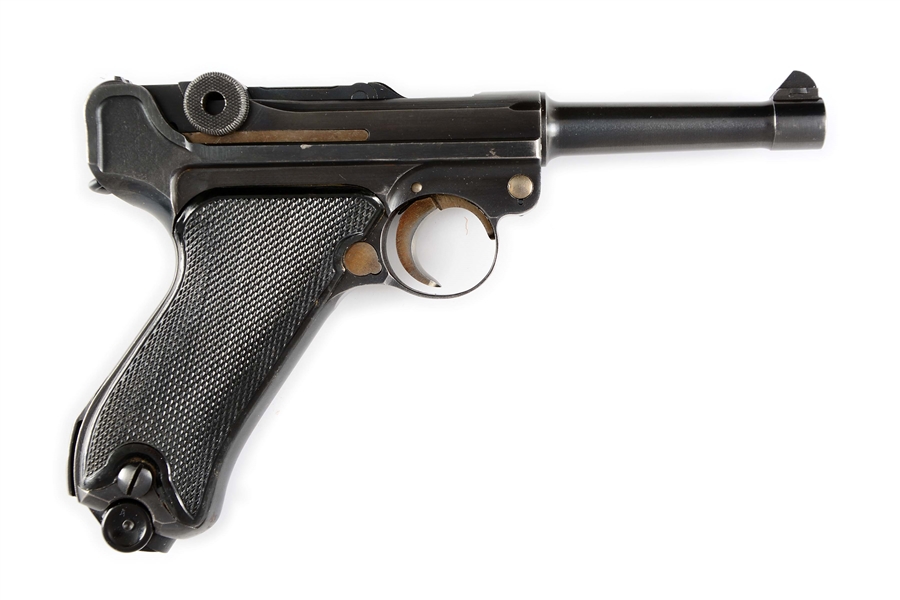 (C) MAUSER BANNER 42 DATE LUGER SEMI-AUTOMATIC PISTOL.