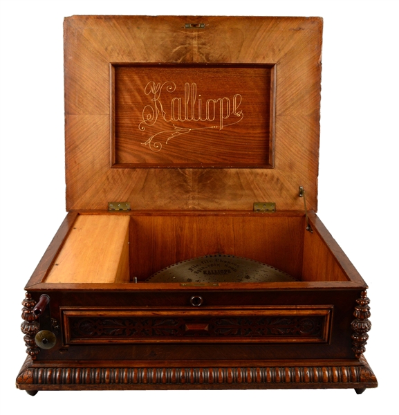 KALLIOPE MODEL 107 MUSIC BOX. 