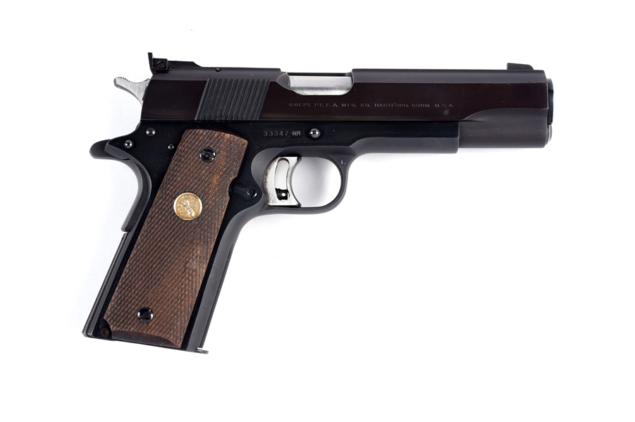 (M) COLT MODEL 1911 NATIONAL MATCH .45 PRE-SERIES 70 SEMI-AUTOMATIC TARGET PISTOL.