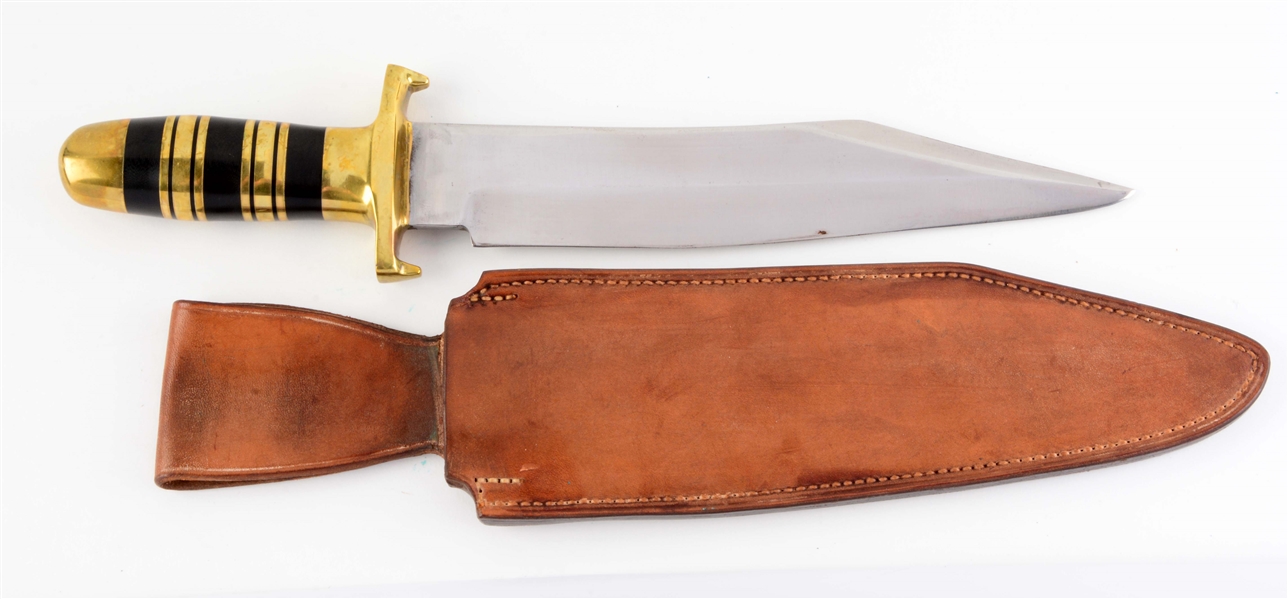COOPER BOWIE IN LEATHER SHEATH. 