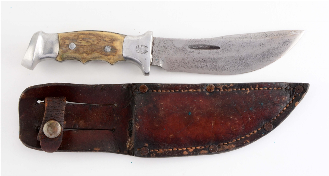 R.H. RUANA 20A STAG HANDLE S MARK.