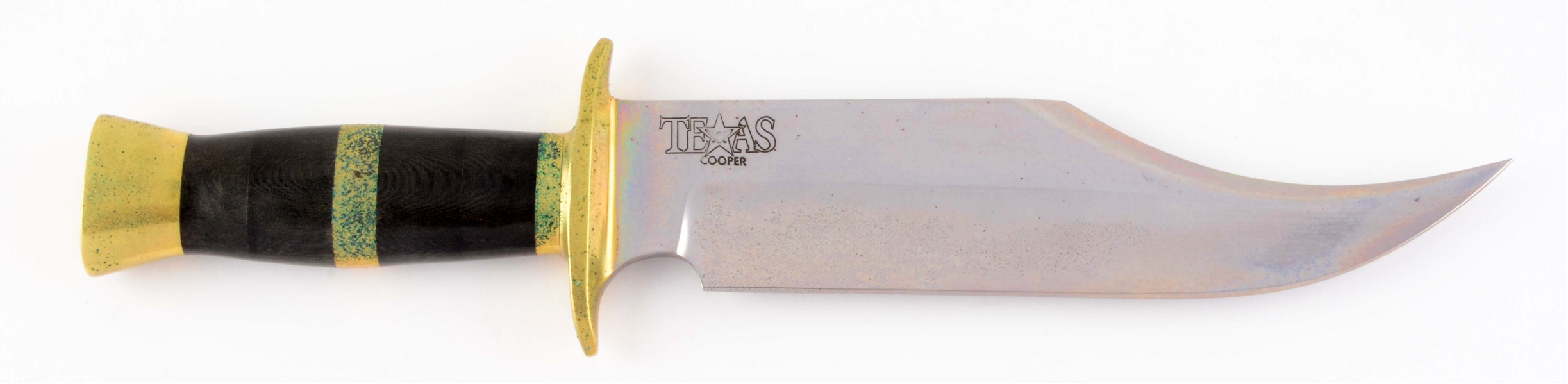 J.N. COOPER CONTEMPORARY BOWIE WITH A TEXAS STAMP.