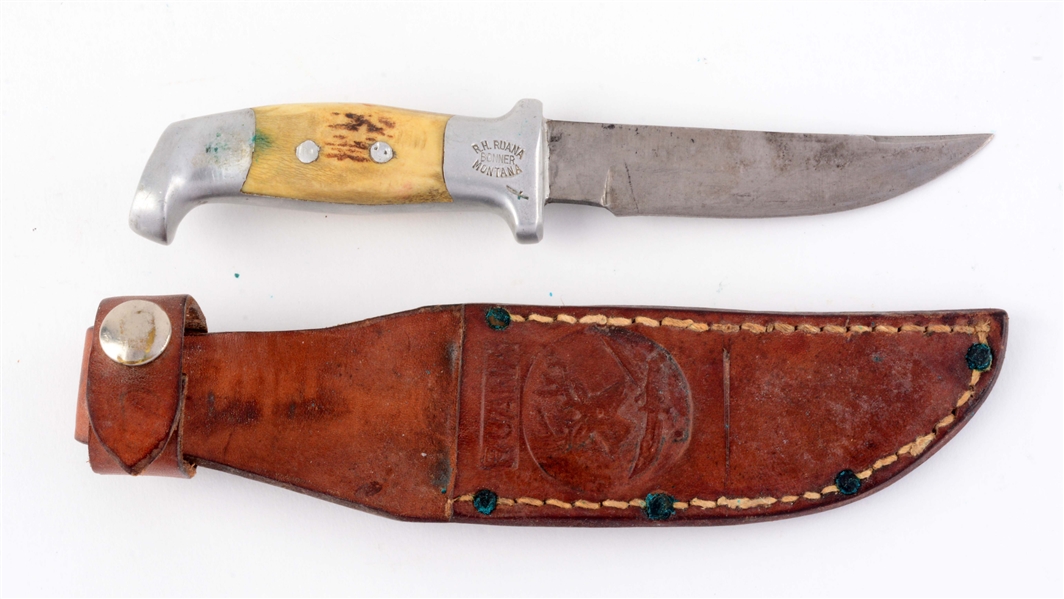 R.H. RUANA 11A SMALL HUNTER WITH LITTLE KNIFE STAMP.