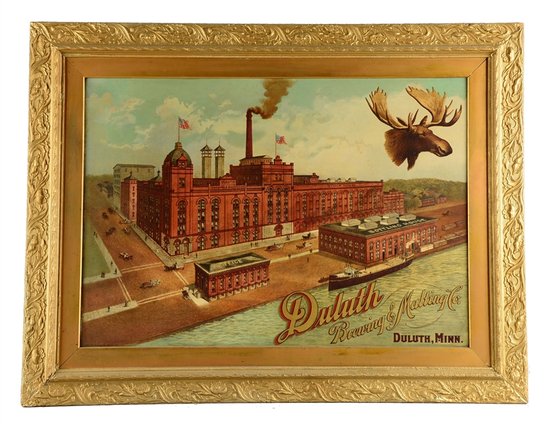 DULUTH BREWING AND MALTING CO. ADVETISING PRINT.