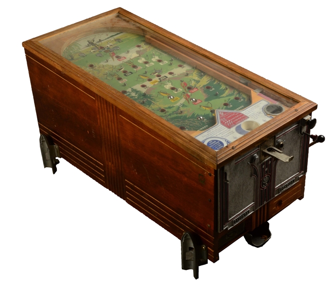 **5¢ O.D. JENNINGS SKILL SHOT PINBALL MACHINE. 