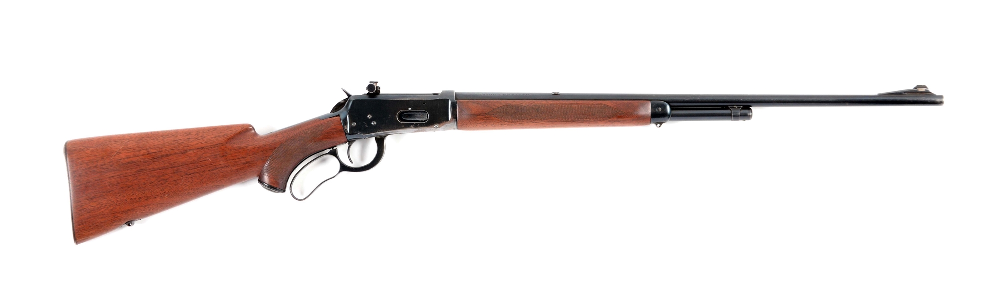 (C) DELUXE WINCHESTER MODEL 64 LEVER ACTION RIFLE.