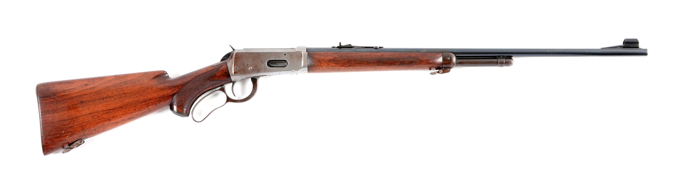 (C) DELUXE PRE-WAR WINCHESTER MODEL 64 LEVER ACTION RIFLE.