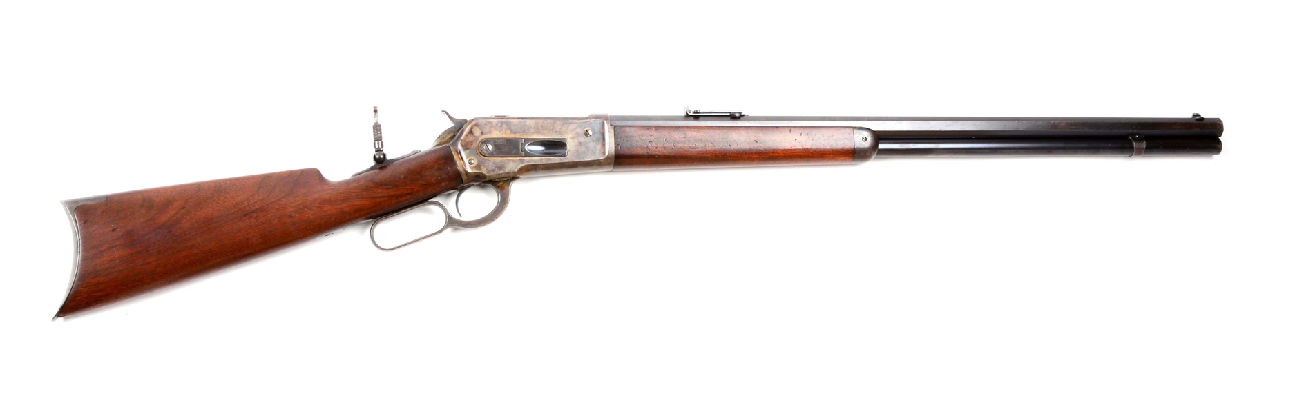 (A) CASE COLORED HIGH CONDITION WINCHESTER MODEL 1886 .45-70 LEVER ACTION RIFLE.