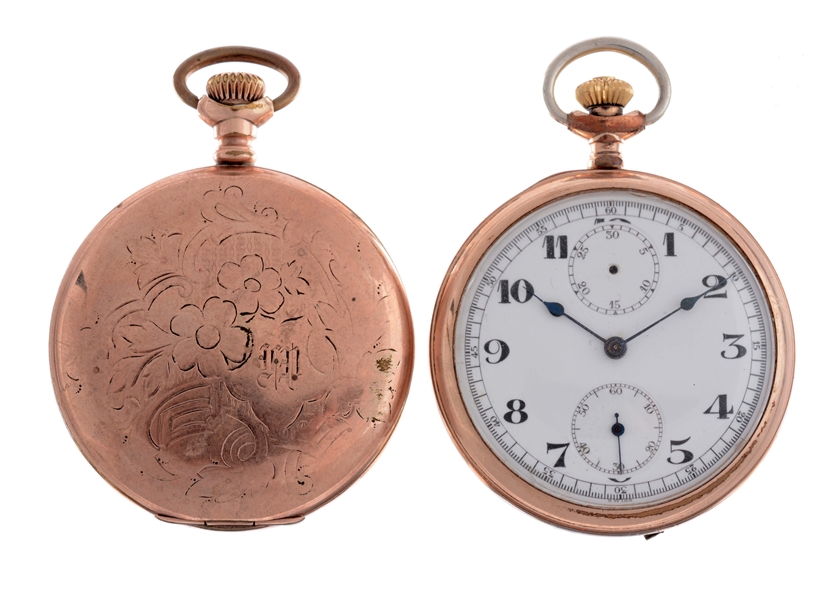 Lot Detail - LOT OF 2: POCKET WATCHES.