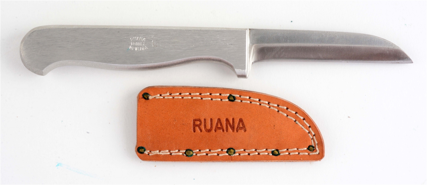 R.H. RUANA ALUMINUM HANDLED SPECIAL PURPOSE KNIFE.