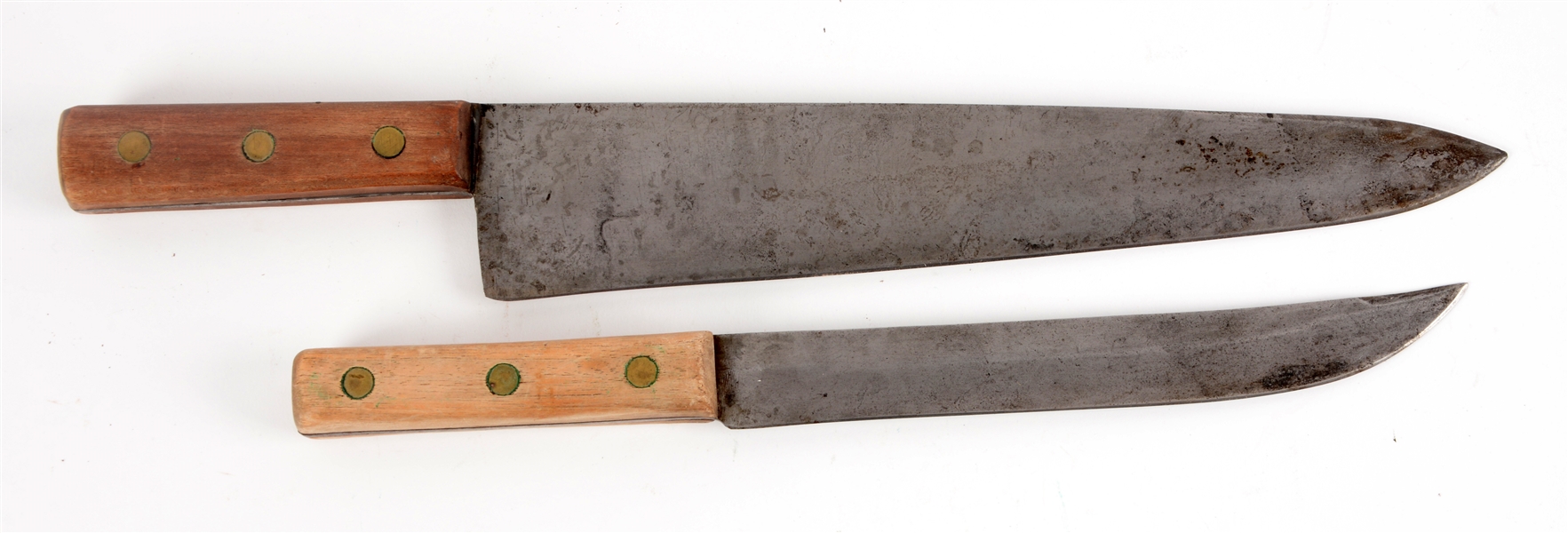 LOT OF 2: R.H. RUANA PAIR OF KITCHEN KNIVES. 